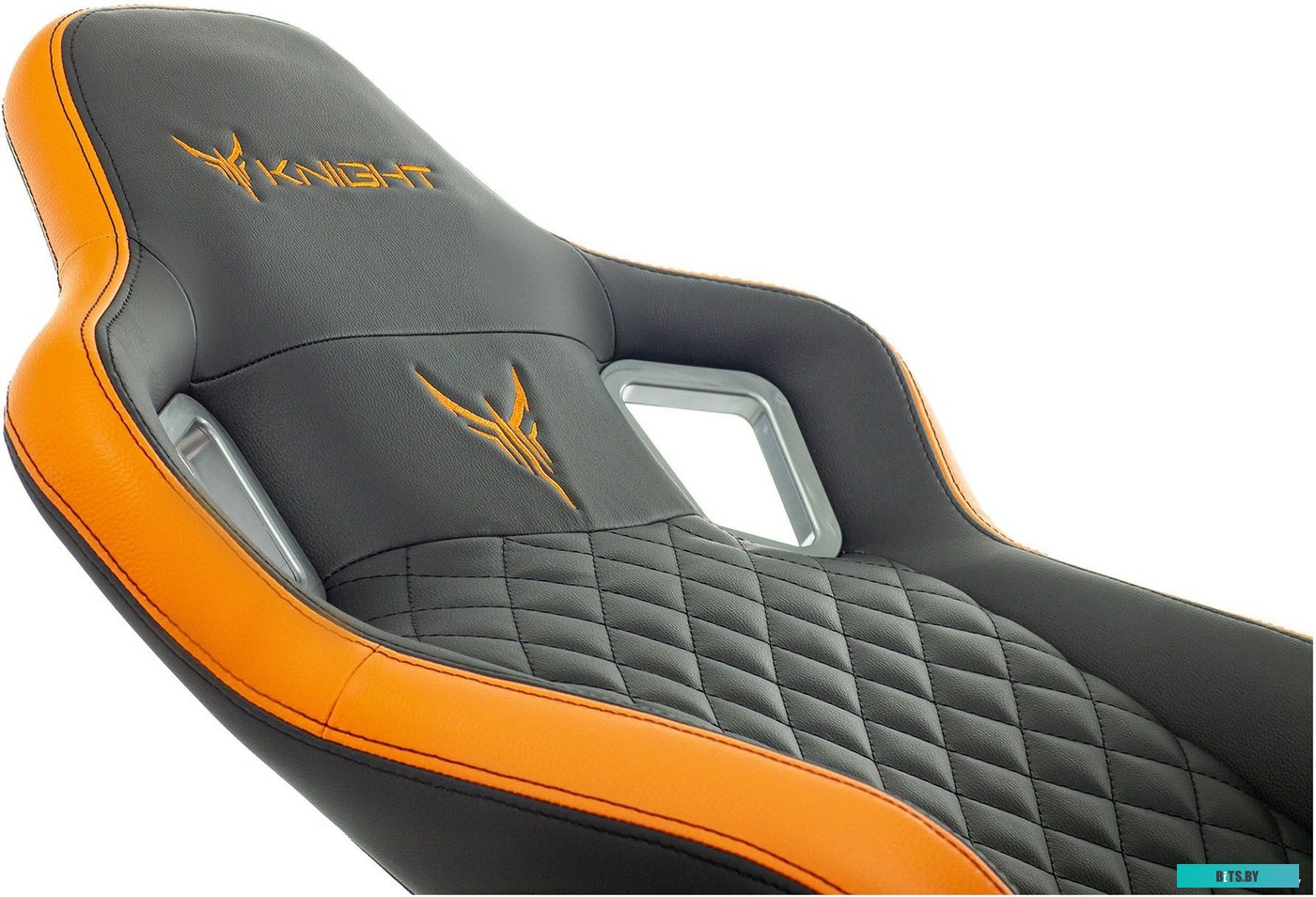 Офисное кресло (Стул) Бюрократ Outrider (черный/оранжевый) <KNIGHT OUTRIDER BO>