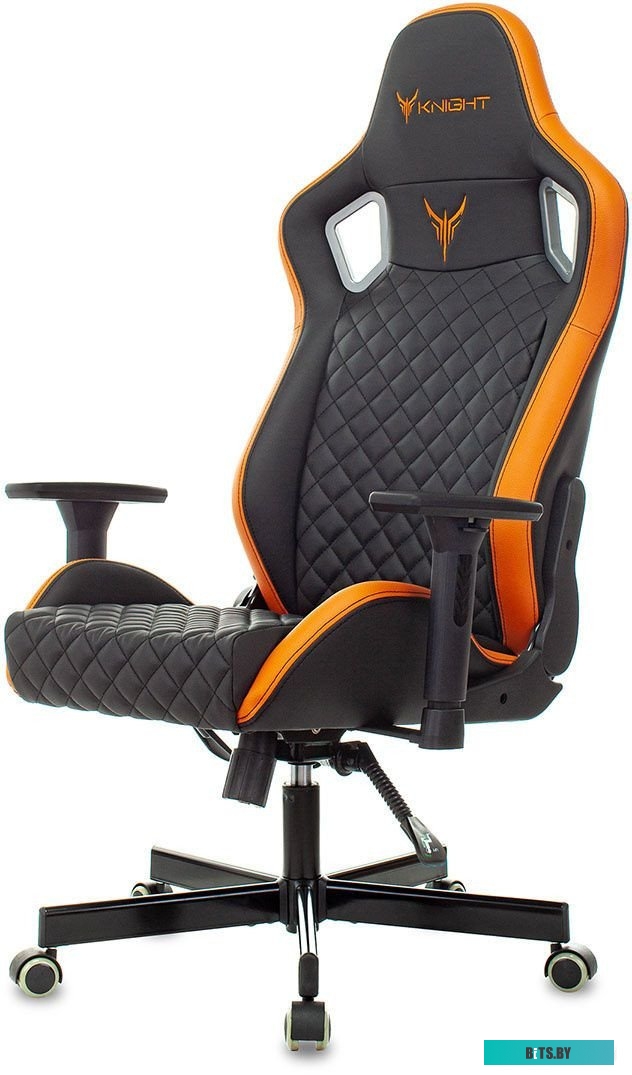 Офисное кресло (Стул) Бюрократ Outrider (черный/оранжевый) <KNIGHT OUTRIDER BO>