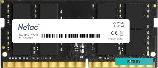 Оперативная память Netac Basic 16ГБ DDR5 4800 МГц NTBSD5N48SP-16
