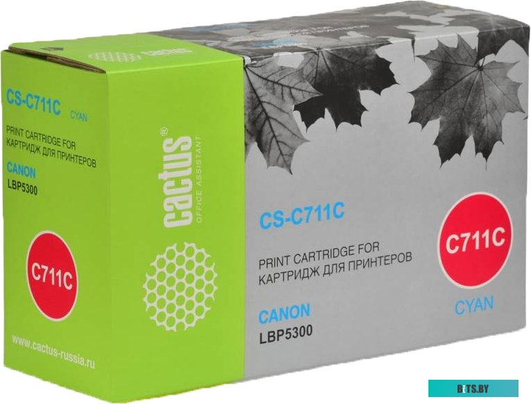 Картридж Cactus CS-C711C (аналог Canon Cartridge 711 Cyan)