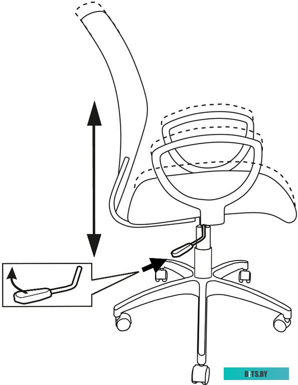 Кресло Бюрократ CH-599AXSN/32B/TW-11 черный