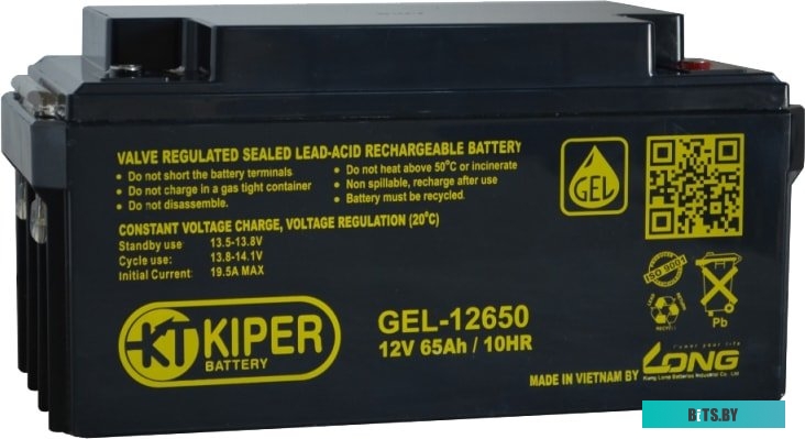 Аккумулятор для ИБП Kiper GEL-12650(12В/65 А·ч) <8044>