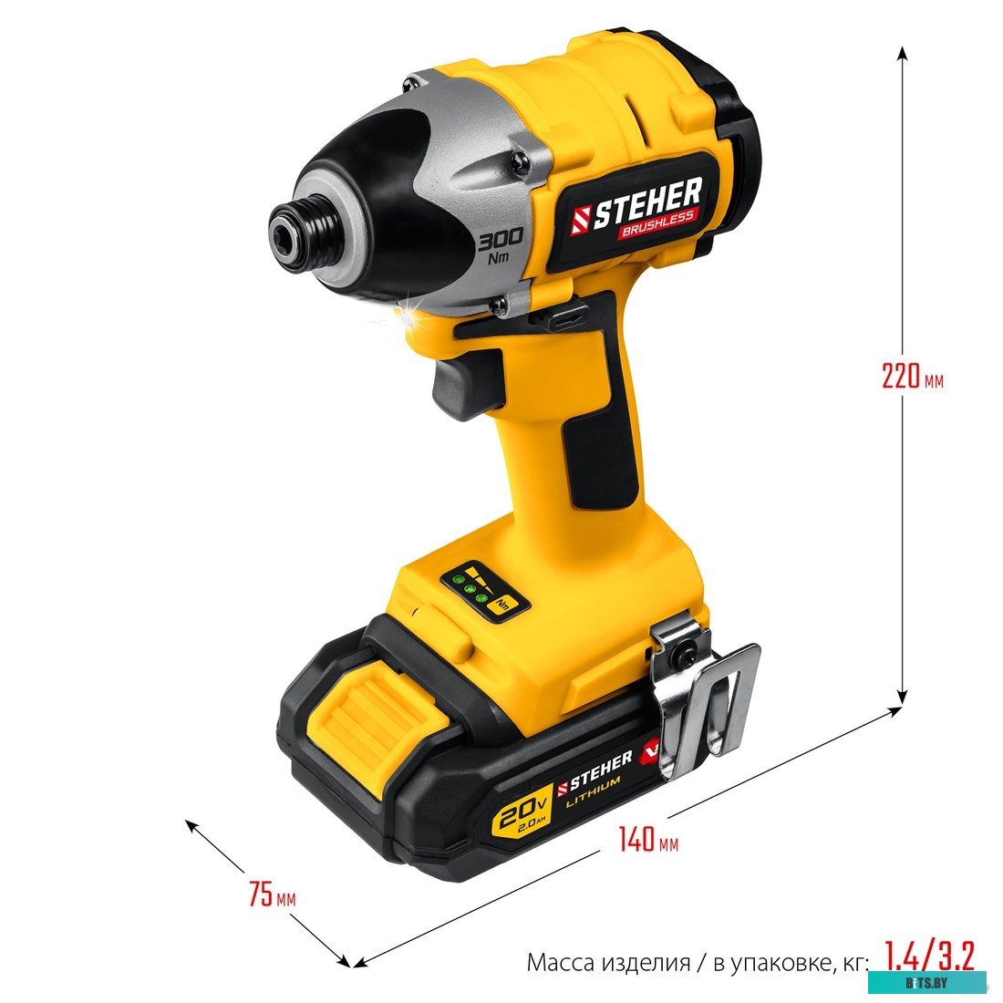 Steher CSB-300-2 (с 2-мя АКБ, кейс)