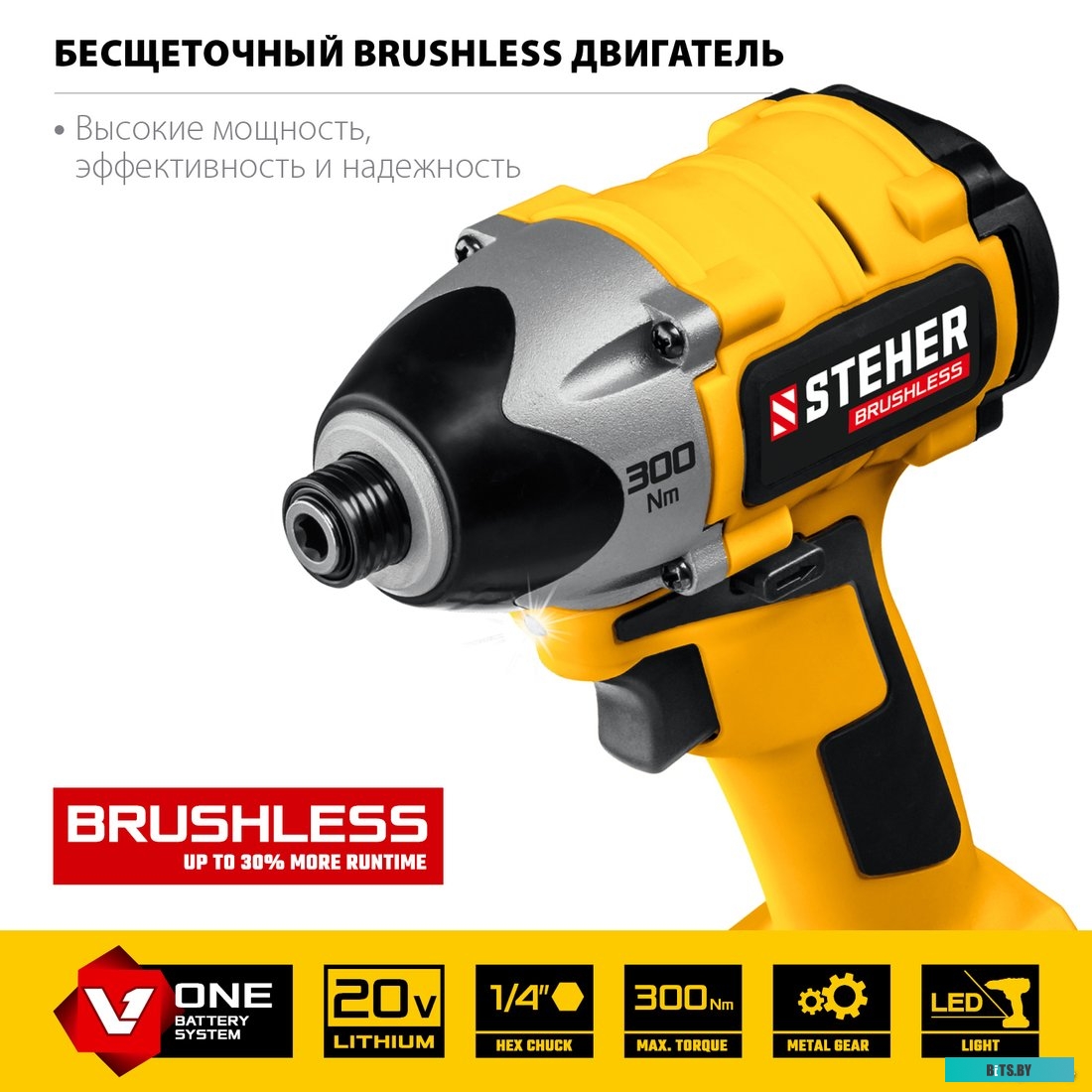 Steher CSB-300-2 (с 2-мя АКБ, кейс)