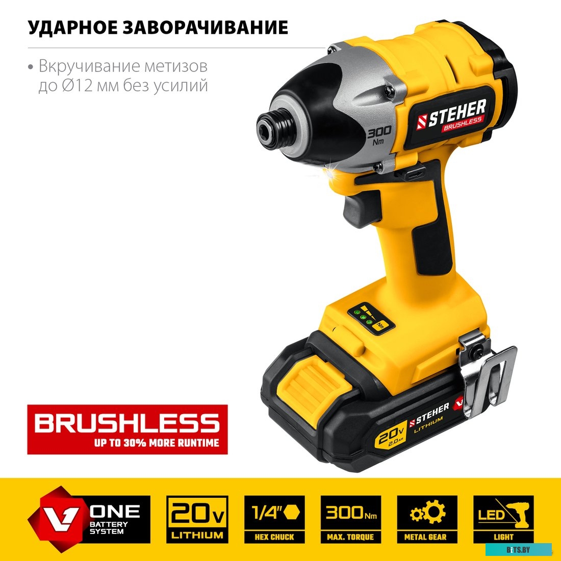 Steher CSB-300-2 (с 2-мя АКБ, кейс)