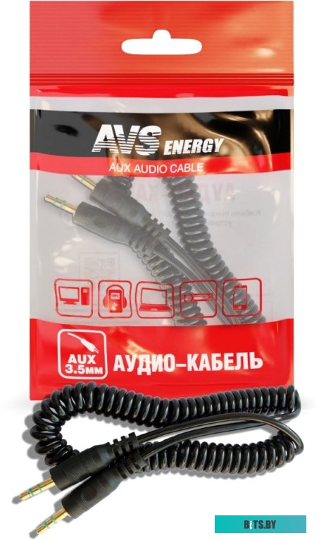 Кабель AVS AU-611 3.5 Jack - 3.5 Jack (2 м, черный) <A78399S>