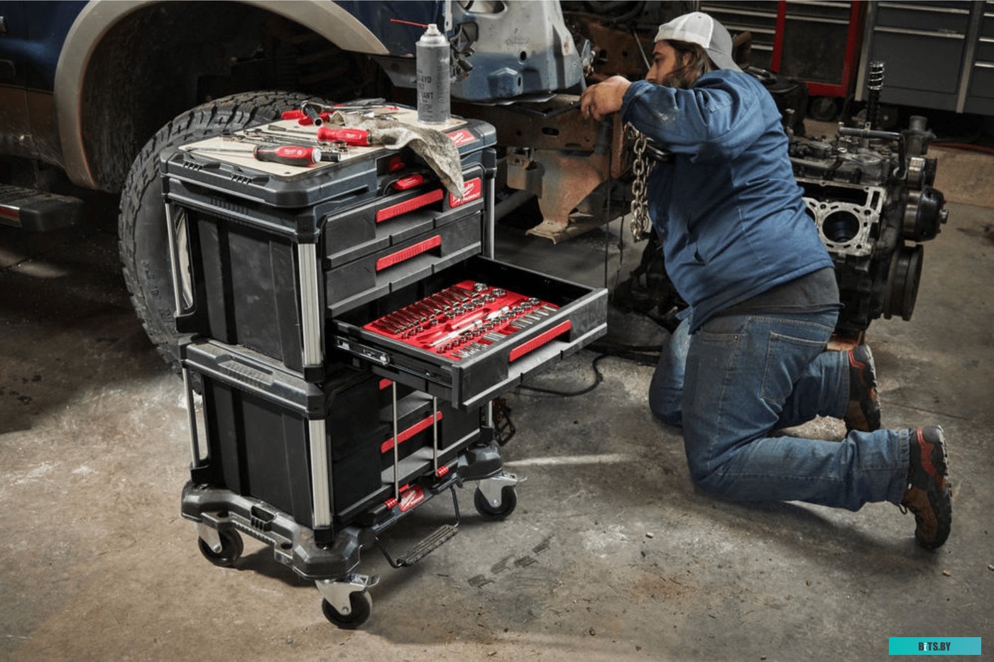 Ящик для инструментов Milwaukee Packout 2 Drawer Tool Box 4932472129