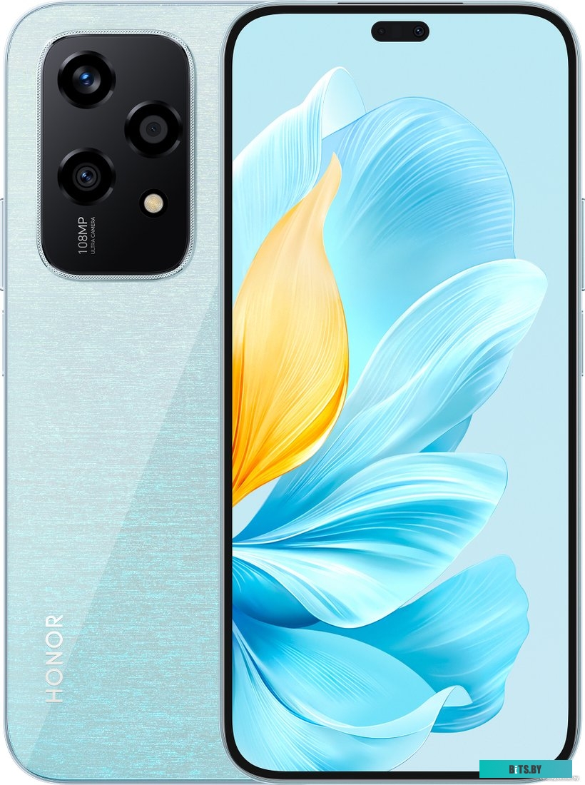 Смартфон Honor 200 Lite 8GB/256GB (мерцающий голубой)