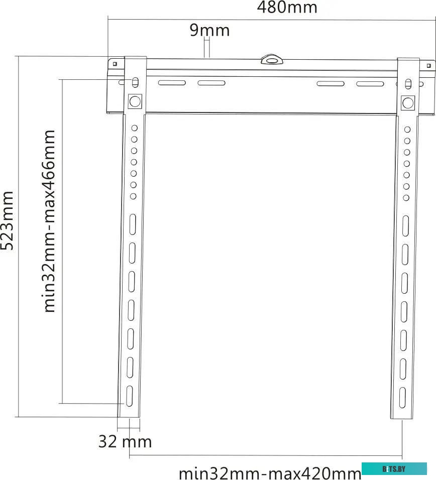 Кронштейн для телевизора Ultramounts UM816F 32"-55"