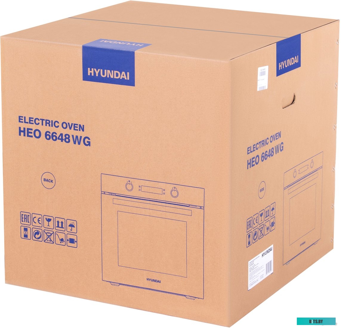 HEO 6648 BG Духовой шкаф Электрический Hyundai HEO 6648 BG черный