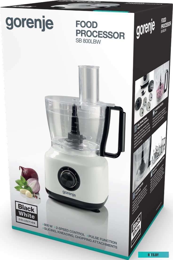 731713 Кухонный комбайн SB800LBW 731713 WHITE/BLACK GORENJE