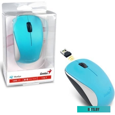 Мышь Genius NX-7000 (голубой)