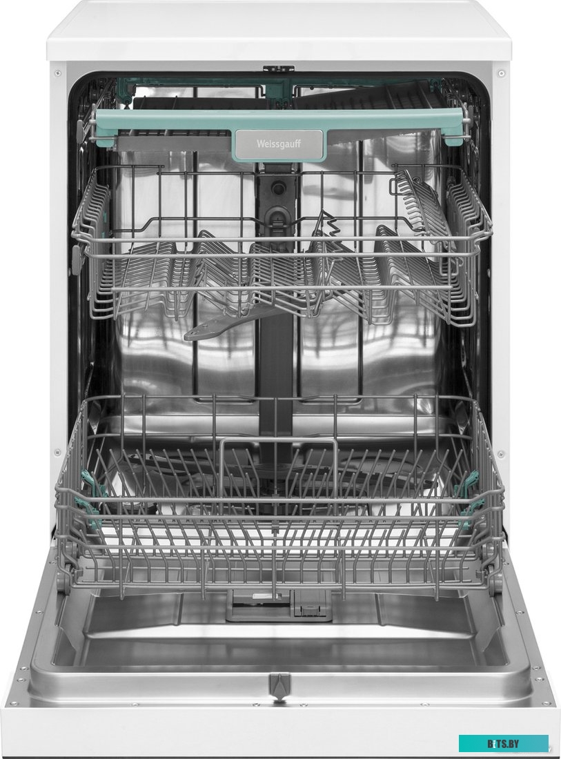 429987 Посудомоечная машина WEISSGAUFF DW 6038 Inverter Touch,  полноразмерная, напольная, 59.8см, загрузка 14 комплектов, белая [429987]