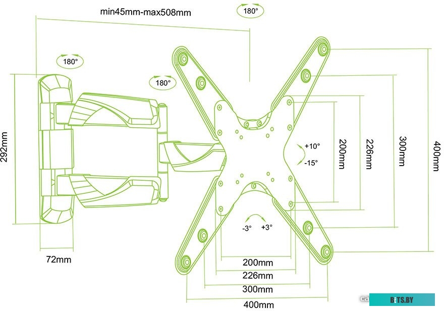 Кронштейн для телевизора Benatek LCD-44B