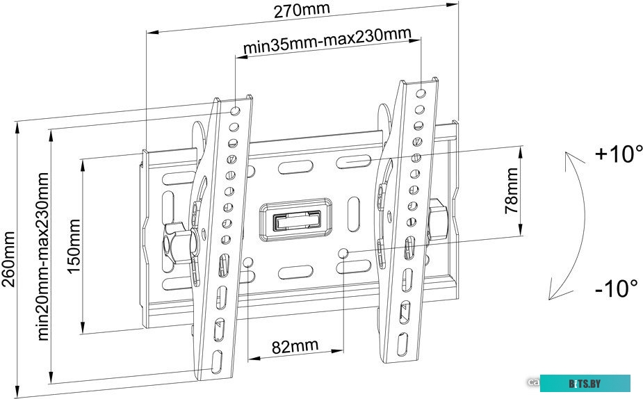 Кронштейн для телевизора Benatek PLASMA-6B