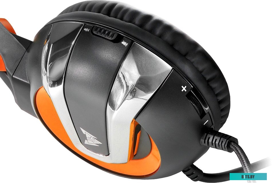 Наушники игровые Crown CMGH-3003 Black&orange