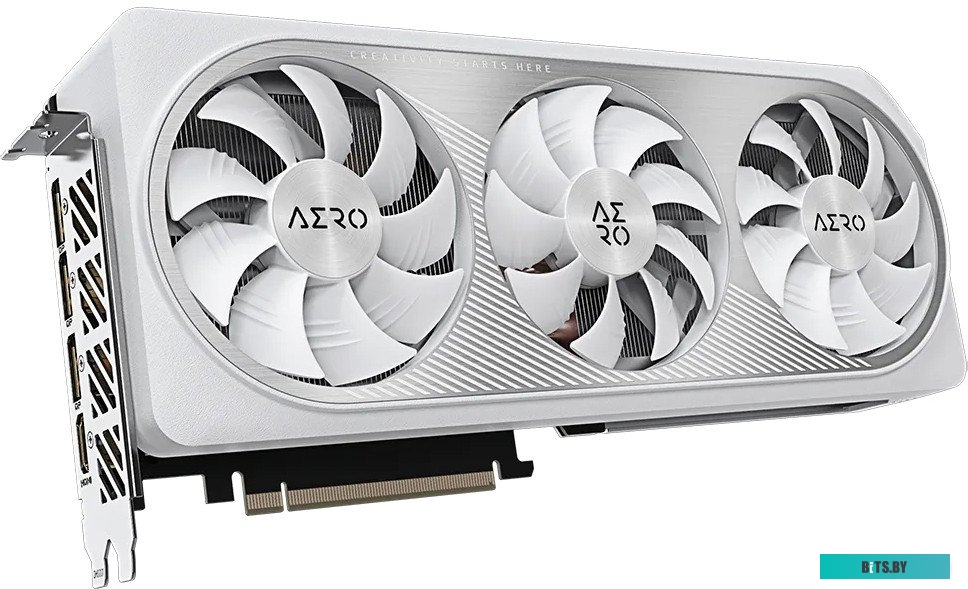 Видеокарта Gigabyte GeForce RTX 4070 Ti Super Aero OC 16G GV-N407TSAERO OC-16GD