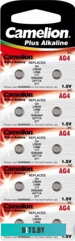 Батарейки Camelion LR66 10 шт. [AG4-BP10]