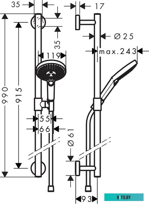 22322000 Духовой шкаф ЭДВ ДА 622-02 К28 GEFEST
