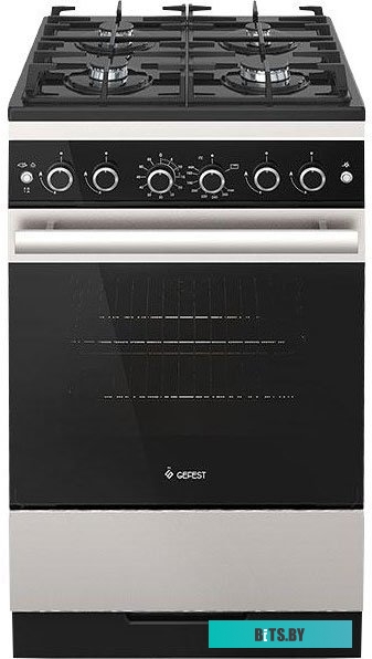 ПГ 5500-02 0069 Плита Газовая Gefest ПГ 5500-02 0069 черный/серебристый реш.чугун