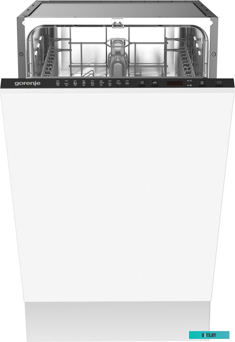 GV52041 Встраиваемая посудомоечная машина Gorenje GV52041,  узкая, ширина 44.8см, полновстраиваемая, загрузка 9 комплектов