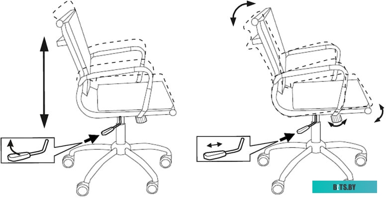 Офисное кресло (Стул) Бюрократ CH-993-Low/Brown