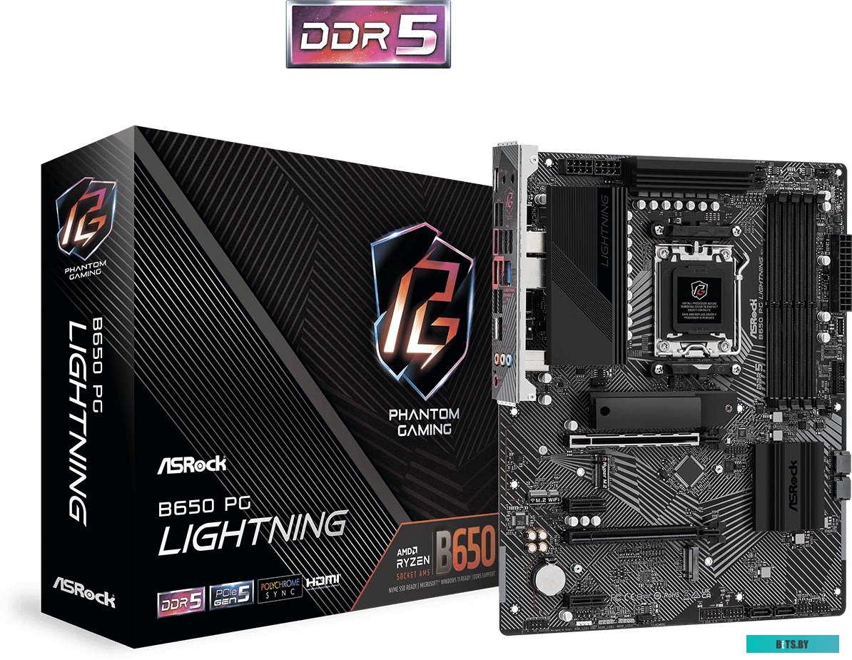 Материнская плата ASRock B650 PG Lightning