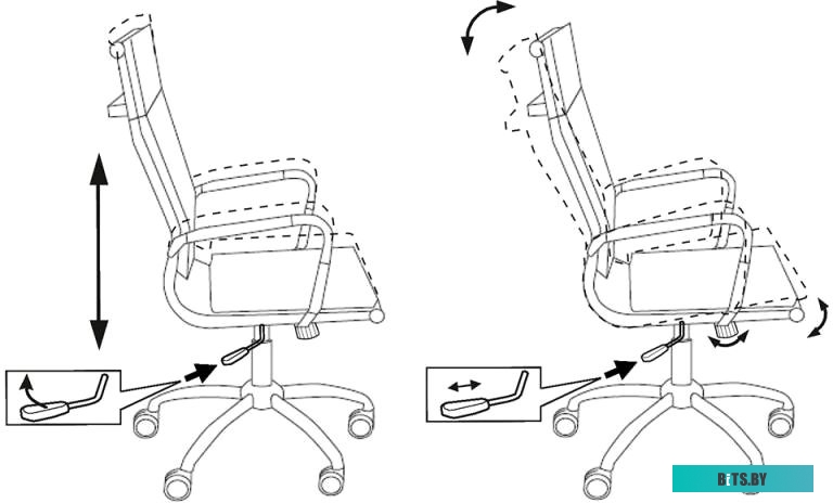 Офисное кресло (Стул) Бюрократ CH-993/M01 (черный)