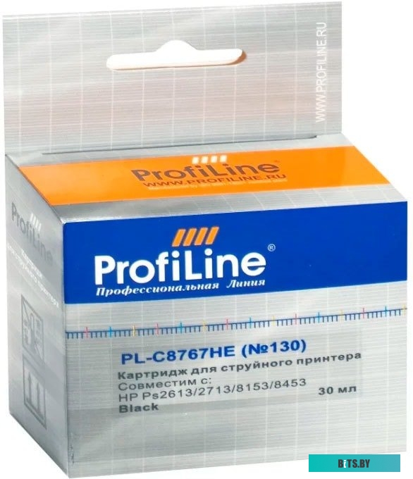 Картридж PL-C8767HE №130 для принтеров HP PS2613/2713/8153/8453/K7103 Black пигмент ProfiLine