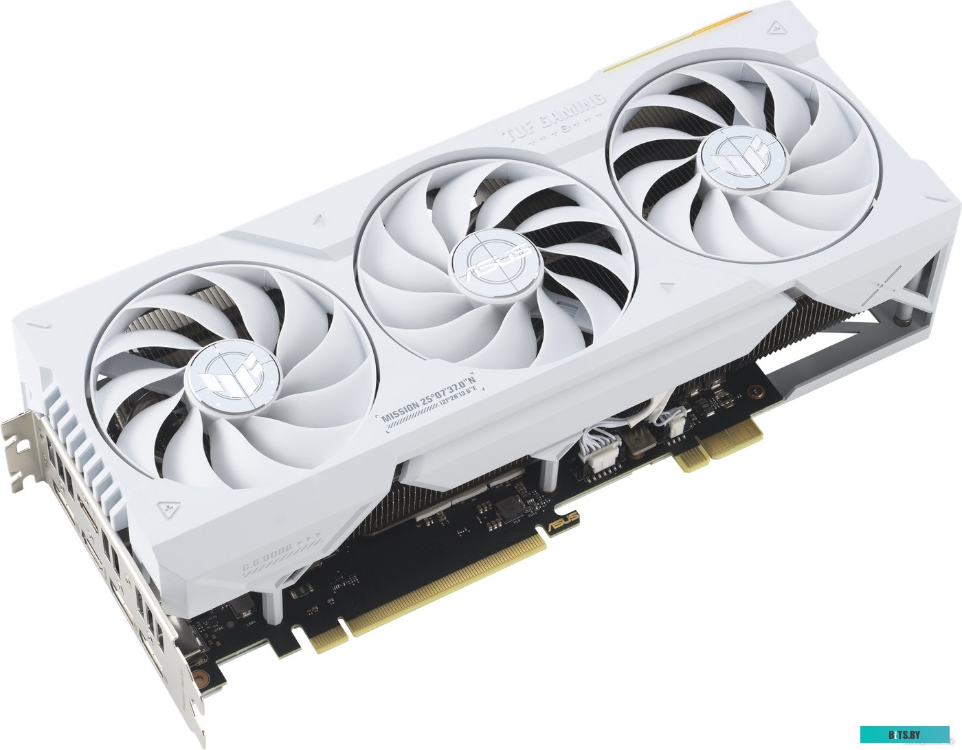 Видеокарта ASUS TUF Gaming GeForce RTX 4070 Ti Super BTF White OC Edition TUF-RTX4070TIS-O16G-BTF-WHITE