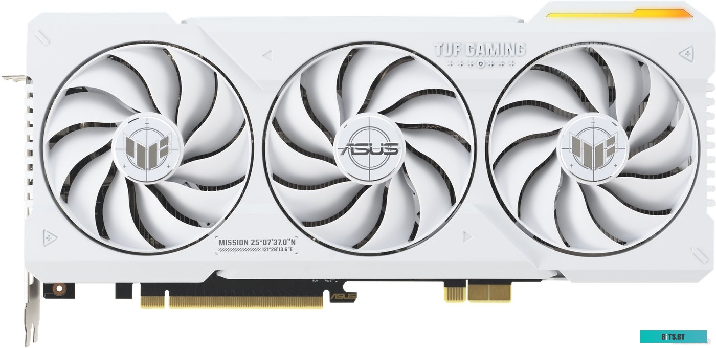 Видеокарта ASUS TUF Gaming GeForce RTX 4070 Ti Super BTF White OC Edition TUF-RTX4070TIS-O16G-BTF-WHITE