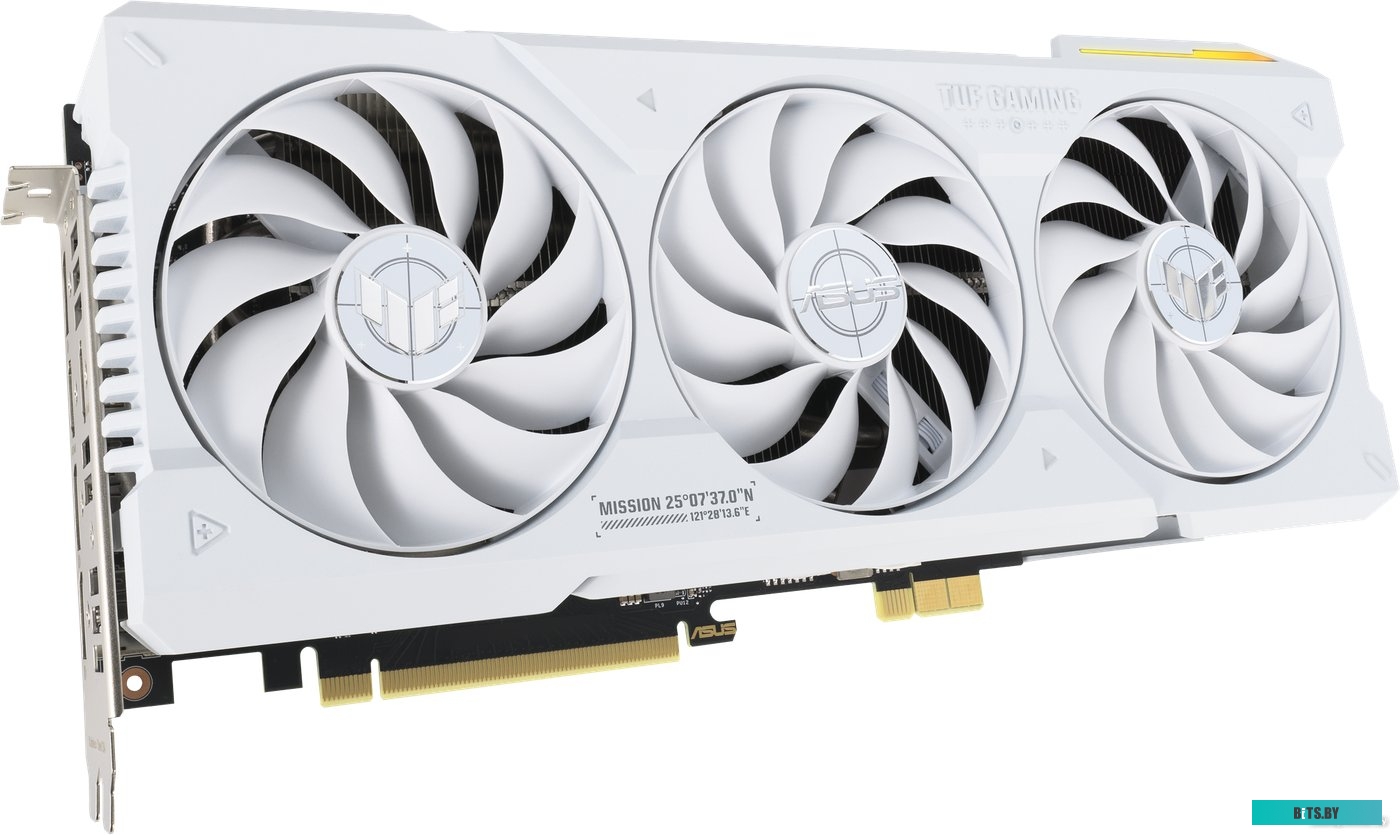 Видеокарта ASUS TUF Gaming GeForce RTX 4070 Ti Super BTF White OC Edition TUF-RTX4070TIS-O16G-BTF-WHITE