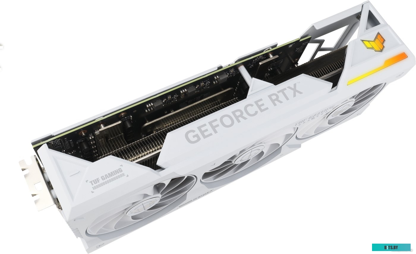 Видеокарта ASUS TUF Gaming GeForce RTX 4070 Ti Super BTF White OC Edition TUF-RTX4070TIS-O16G-BTF-WHITE