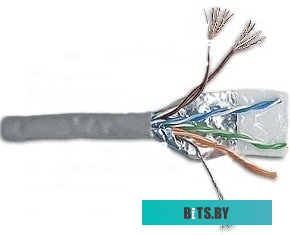 Кабель LANMASTER LAN-5EFTP-LSZH-BL  FTP 4 пары, кат. 5Е, 200Mhz, LSZH, синий, 305 м