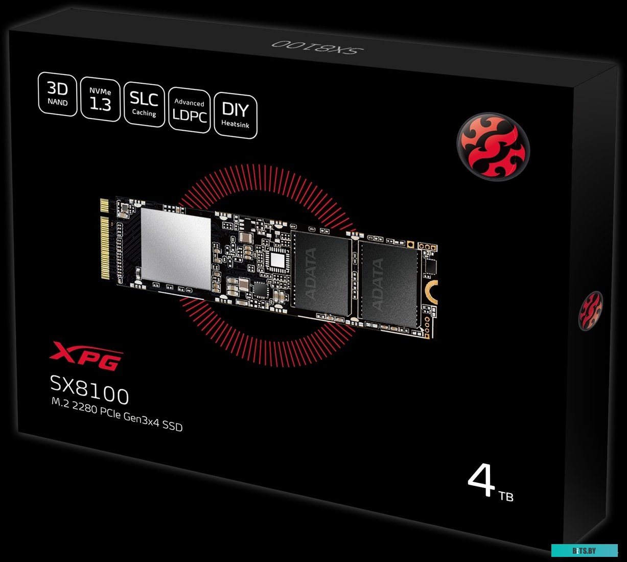 SSD Накопитель ADATA XPG SX8100 256GB ASX8100NP-256GT-C