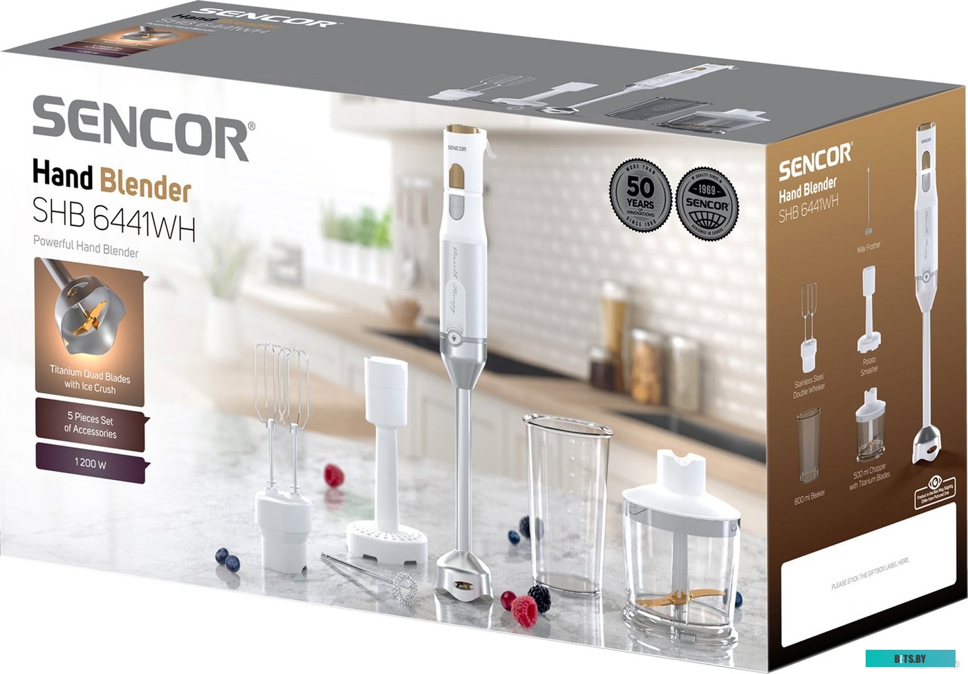 SHB 6441 WH Блендер погружной Sencor SHB 6441 WH