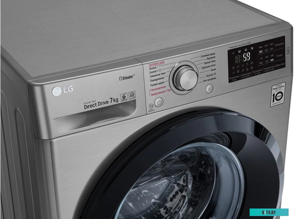 F2J5HS6S Стиральная машина LG F2J5HS6S класс: A загр.фронтальная макс.:7кг серебристый
