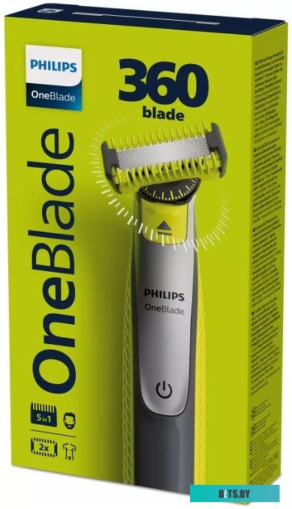 QP2734/20 Триммер Philips OneBlade QP2734/20 черный/лайм (насадок в компл:1шт)