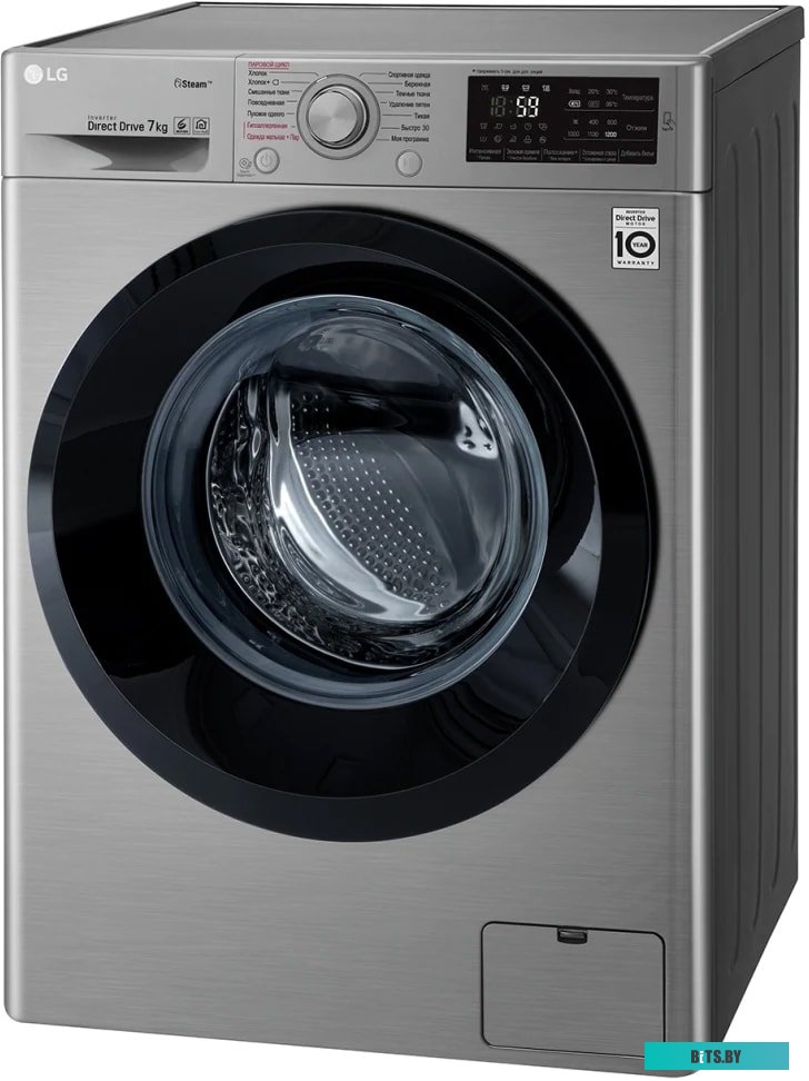 F2J5HS6S Стиральная машина LG F2J5HS6S класс: A загр.фронтальная макс.:7кг серебристый