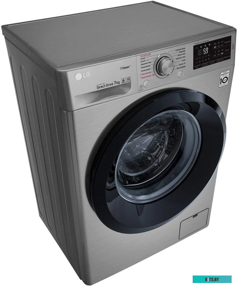F2J5HS6S Стиральная машина LG F2J5HS6S класс: A загр.фронтальная макс.:7кг серебристый