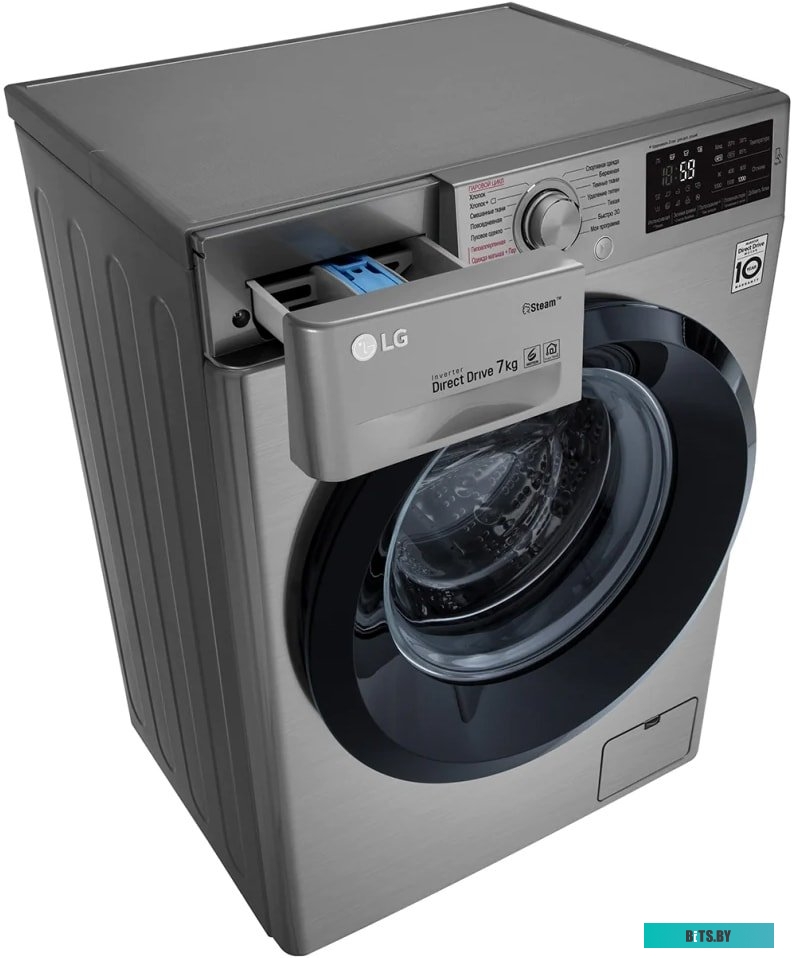 F2J5HS6S Стиральная машина LG F2J5HS6S класс: A загр.фронтальная макс.:7кг серебристый