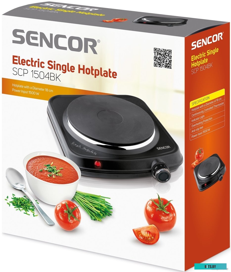 SCP 1504BK Настольная плита Sencor SCP 1504 BK