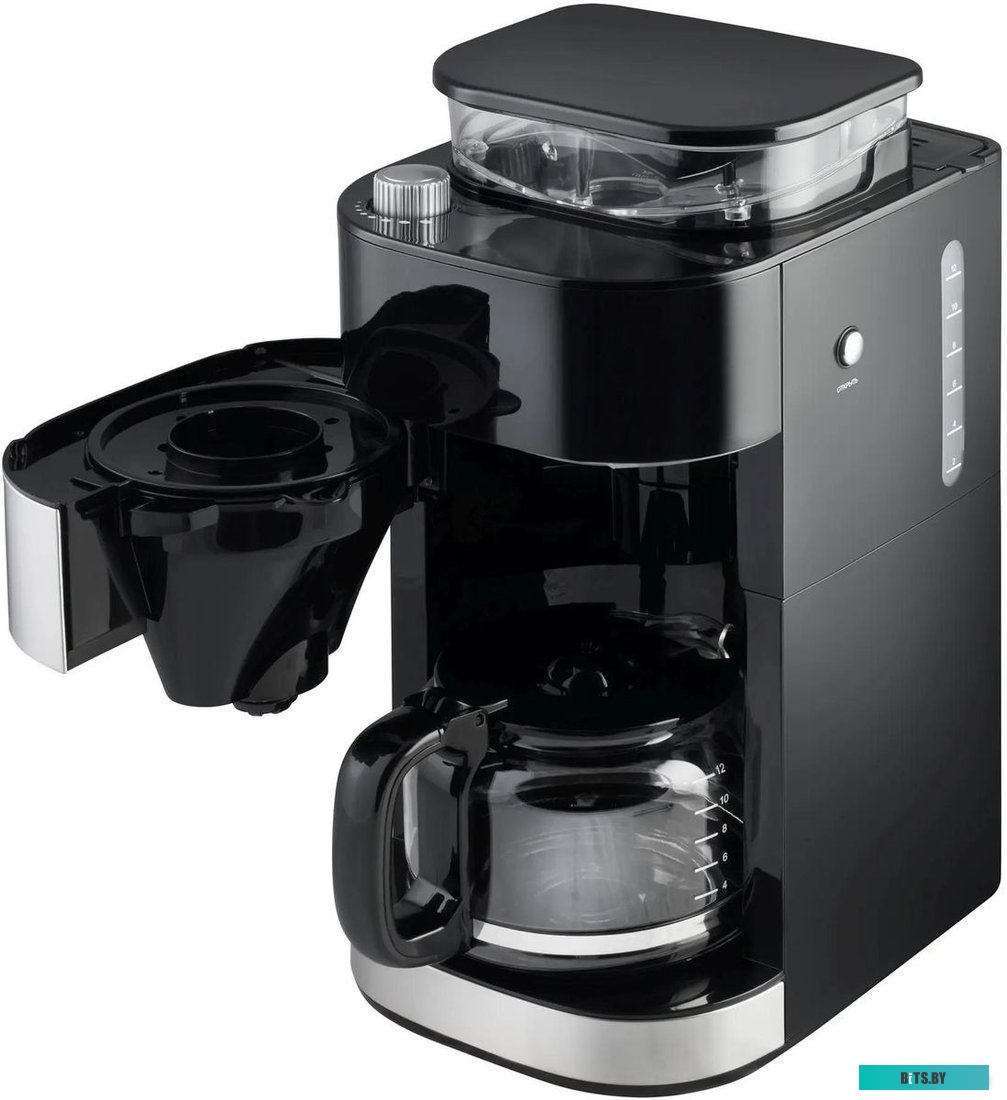 HYD-1216 Кофеварка капельная Hyundai HYD-1216 1050Вт черный/серебристый