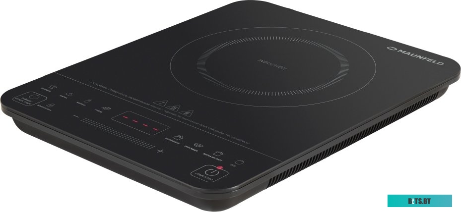 EVI.F291-BK Электрическая домино MAUNFELD/ Домино,  Электрическая индукционная настольная плитка, сенсорное управление, таймер, замок от детей, черная