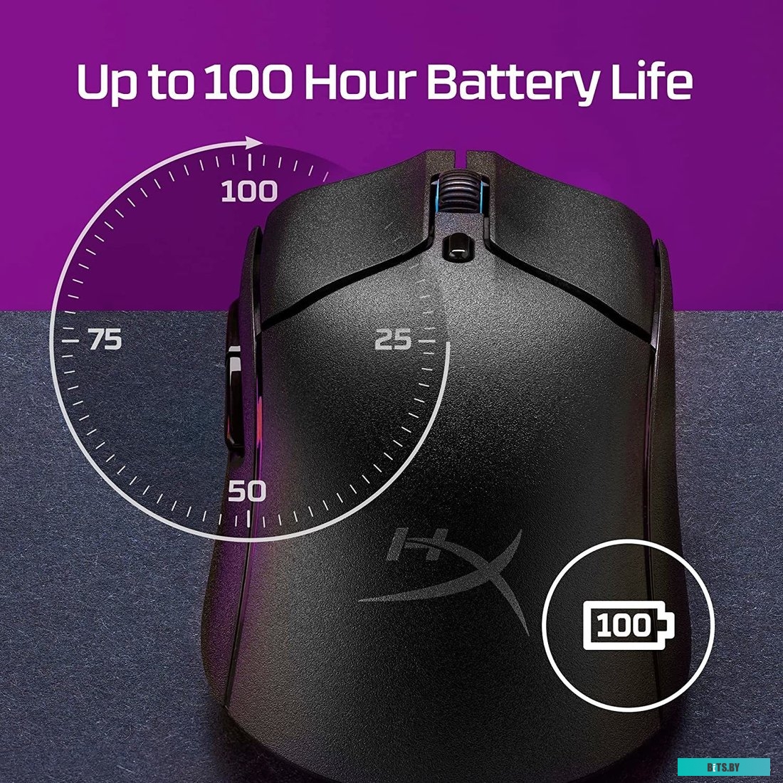 Мышь HyperX Pulsefire Haste 2 Wireless 6N0A9AA