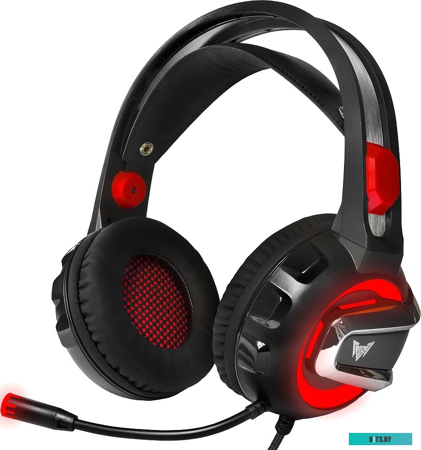 Наушники игровые Crown CMGH-3000 Black&red