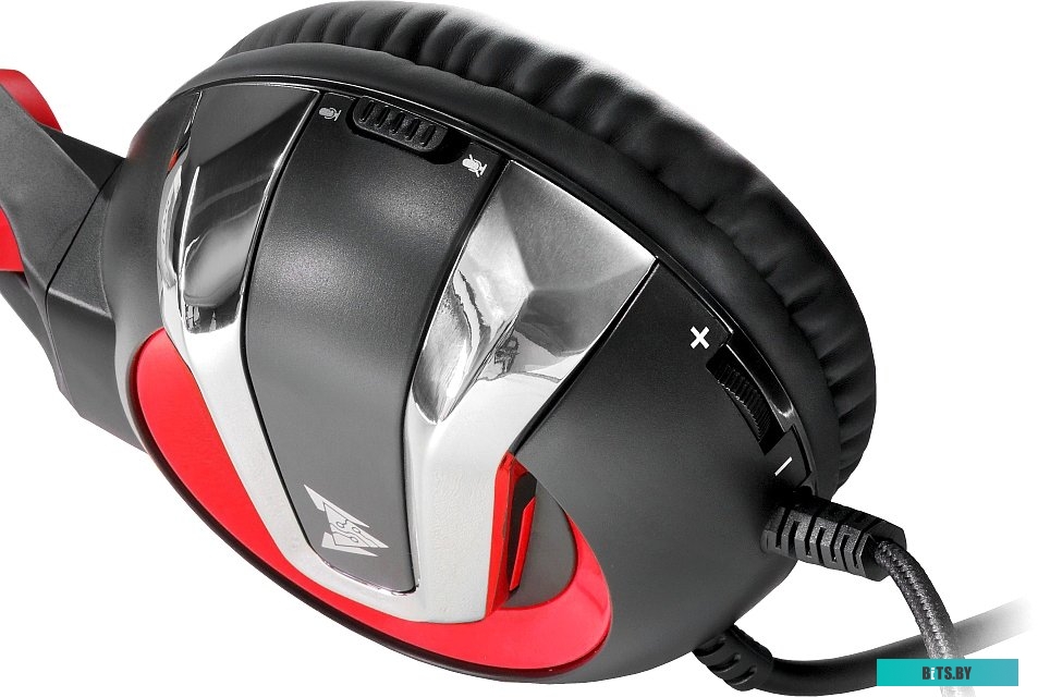 Наушники игровые Crown CMGH-3000 Black&red