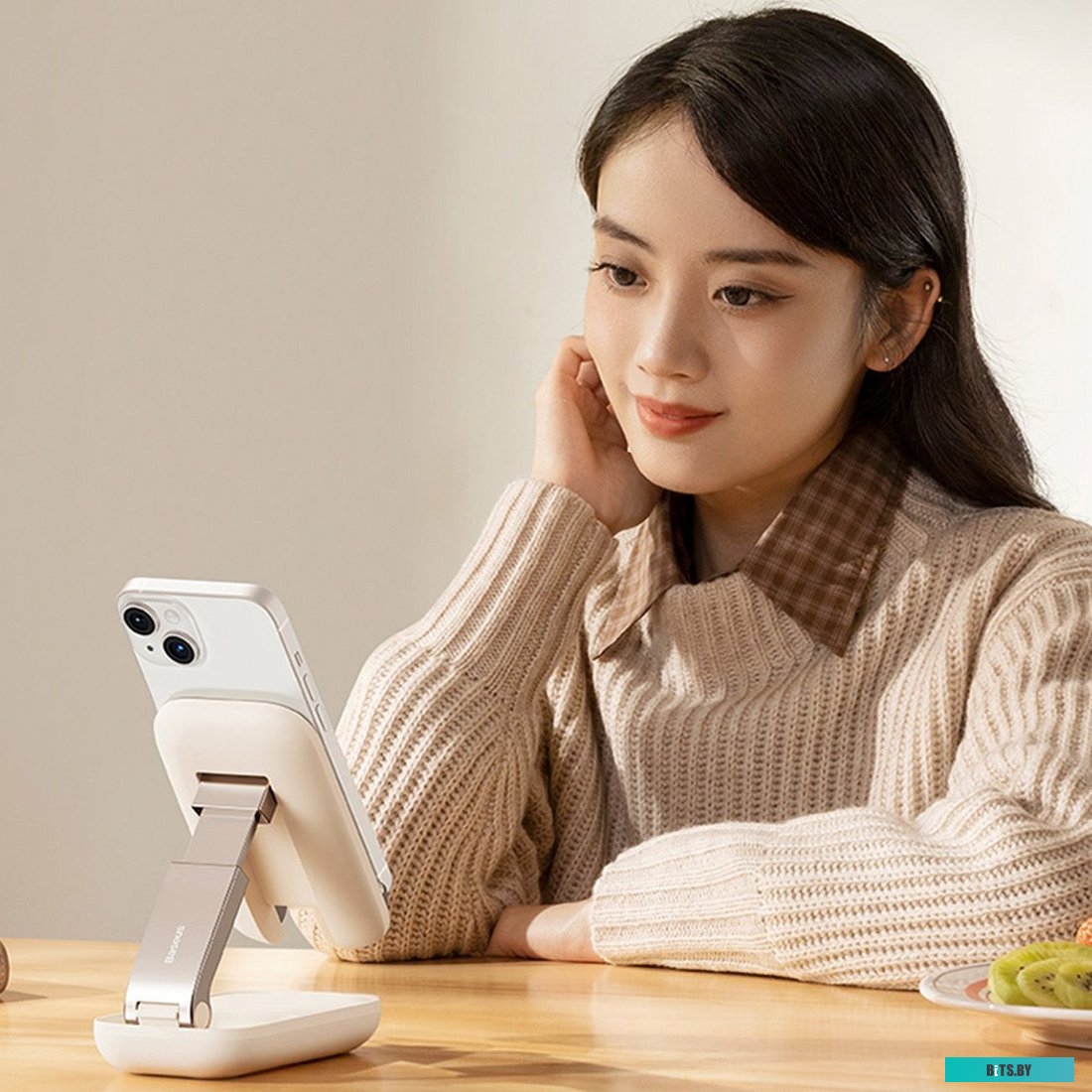 Baseus Seashell Series Phone Stand (бежевый)