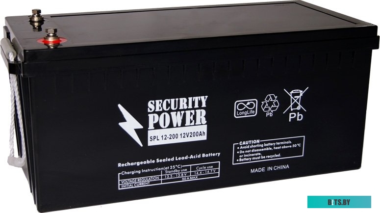 Аккумулятор для ИБП Security power SPL 12-200 (12В/200 А·ч) <8057>