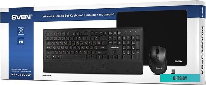 Комплект клавиатура и мышь SVEN KB-C3800W SV-017293
